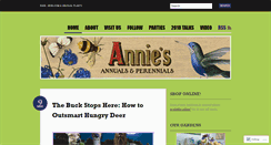 Desktop Screenshot of blog.anniesannuals.com